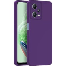 Starseven Redmi Note 12 5g Kılıf Nano Içi Kadife Silikon - Mor