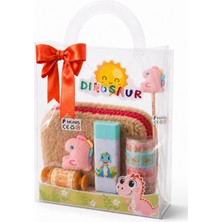 Munis Sevimli Hayvan Temalı Kırtasiye Seti / Peluş Kalem Kutusu, Hbkalem, Silgi, Washi Bantlar, Kalemtıraş