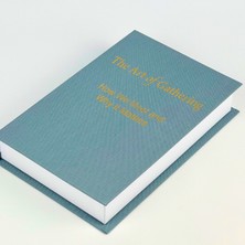 Bak Gel Al Premium Bez Kaplama Kitap Şeklinde Dekoratif Saklama Kutusu - The Art Of Gathering