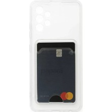 Küçük Hazine Mey Ithalat®  Samsung Galaxy A23 4g Kılıf Kart Şeffaf Silikon - Şeffaf