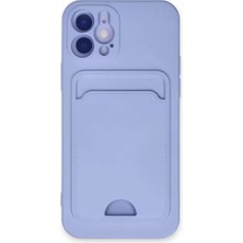 Sb Shopping Iphone 12 Kılıf Kelvin Kartvizitli Silikon - Lila