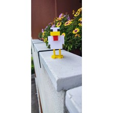 Oko Design Minecraft Temalı Mini Tavuk Figürü – Dekoratif Koleksiyon Ürünü (8 Cm)