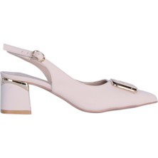 Moda Ayakkabı Esracan 2803 5cm Slingback Topuklu Ayakkabı