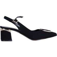 Moda Ayakkabı Esracan 2803 5cm Slingback Topuklu Ayakkabı