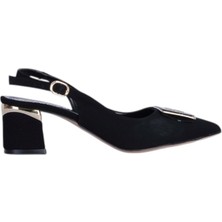 Moda Ayakkabı Esracan 2807 5cm Slingback Kadın Topuklu Ayakkabı