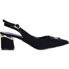 Moda Ayakkabı Esracan 2804 5cm Slingback Kadın Topuklu Ayakkabı