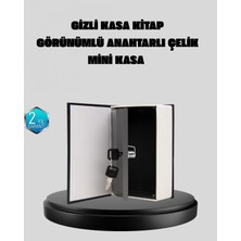Marsilyan Anahtarlı Gizli Kitap Kasa – Metal Iç Yapı, Kamuflajlı Sözlük Tasarım
