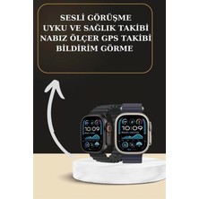 Marsilyan Akıllı Saat Sesli Görüşme Titreşimli Gps Bağlantısı Müzik Dinleme Sosyal Medya Bildirimleri