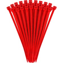 Tügen Kırmızı Kablo Bağı 4,8 x 250 mm 100 Adet