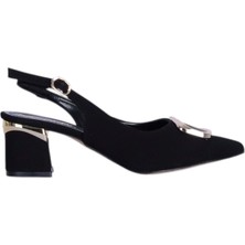 Moda Ayakkabı Esracan 2809 5cm Slingback Kadın Topuklu Ayakkabı