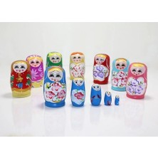 Twin Store 5'li Ahşap Matruşka