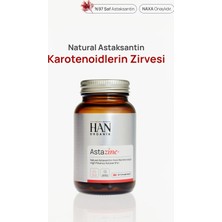 Astazine Astaksantin Antioksidan | Haematococcus Pluvialis Kaynaklı | Hücresel Koruma & Dayanıklılık Desteği Takviye Edici Gıda