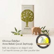 Ayolis Premium Anne Bebek Çocuk Zeytinyağı 5 Lt Ödüllü Yüksek Polifenollü İlk Hasat Soğuk Sıkım Natürel Sızma Zeytinyağı