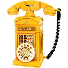 Avensyy Dekoratif Metal Ahizeli Telefon Kumbara Biblo Hediyelik