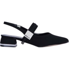 Moda Ayakkabı Esracan 2808 3cm Slingback Kadın Topuklu Ayakkabı