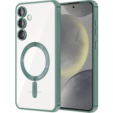 Yazline Global Mey Ithalat®  Samsung Galaxy A54 5g Kross Magneticsafe Kapak - Koyu Yeşil
