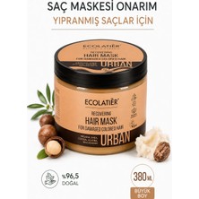 Nemlendirici Saç Maskesi Yıpranmış Boyalı Saçlar İçin Bakım Maskesi Onarıcı Güçlendirici 380ml