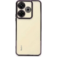 Yazline Global Mey Ithalat®   Redmi 13 4g Kılıf  Lensli Silikon - Mor