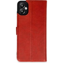 Yazline Global Mey Ithalat®  Samsung Galaxy A05 Kılıf Trend S Plus Kapaklı Kılıf - Kırmızı