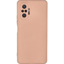 Yazline Global Mey Ithalat®   Redmi Note 10 Pro Kılıf Nano Içi Kadife Silikon - Pudra