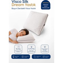 Homedius Silk Dream Boyun Destekli Ortopedik Visco Yastık 59X39 cm