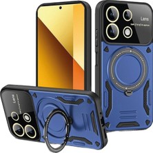 Yazline Global Mey Ithalat®   Redmi Note 13 4g Kılıf Joy Lens Standlı Kapak - Lacivert
