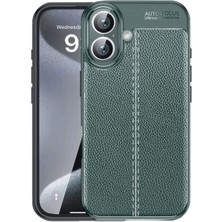 Yazline Global Mey Ithalat®  iPhone 16 Plus Kılıf Auto Focus Kapak - Koyu Yeşil