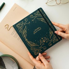 Paperora Charmlı Reading Journal - Okuma Günlüğü 18 x 20 cm Koyu Yeşil