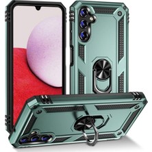 Yazline Global Mey Ithalat®  Samsung Galaxy A04S Kılıf Sofya Yüzüklü Silikon Kapak - Yeşil