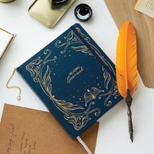 Paperora Charmlı Reading Journal - Okuma Günlüğü 18 x 20 cm Lacivert
