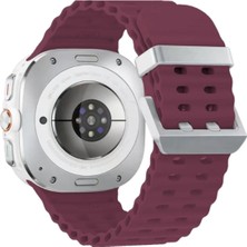 Yazline Global Mey Ithalat®  Watch 7 Ultra KR417 Rug Silikon Kordon - Mor