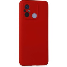 Yazline Global Mey Ithalat®   Redmi 12C Kılıf Nano Içi Kadife Silikon - Kırmızı