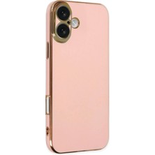 Yazline Global Mey Ithalat®  iPhone 16 Kılıf Volet Silikon - Pembe