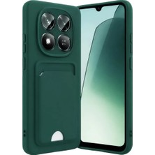 Yazline Global Mey Ithalat®   Redmi Note 15 Pro 4g Kelvin Kartvizitli Silikon - Koyu Yeşil