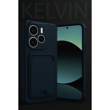 Yazline Global Mey Ithalat®   Redmi Note 14 4g Kelvin Kartvizitli Silikon - Koyu Yeşil