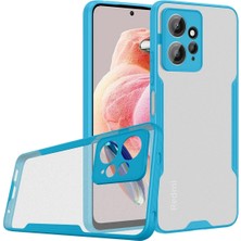 Yazline Global Mey Ithalat®   Redmi Note 12 4g Kılıf Platin Silikon - Mavi