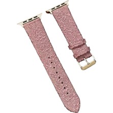 Yazline Global Mey Ithalat®   Watch 42MM Creeper Desenli Kordon - Rose Gold