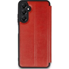 Yazline Global Mey Ithalat®  Samsung Galaxy A35 5g Kılıf Flip Cover - Kırmızı