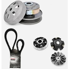 RKS  Newlight 125 cc Uyumlu Kaliteli Ön Arka Varyatör Kayış Set