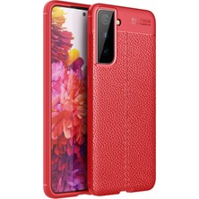Yazline Global Mey Ithalat®  Samsung Galaxy S21 Plus Kılıf Auto Focus Kapak - Kırmızı