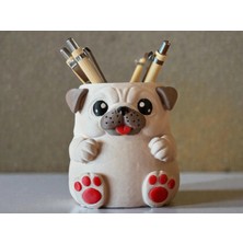 Oko Design Sevimli Köpek Kalemlik - Masaüstü Dekoratif Organizer