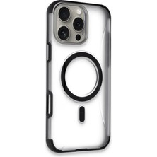 Yazline Global Mey Ithalat®  iPhone 16 Pro Max Hilton Magsafe Kapak - Siyah