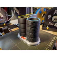 Oko Design 3D Yarış Lastiği Tasarımlı Kalemlik – Masaüstü Organizer