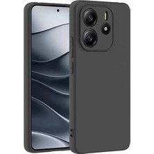Yazline Global Mey Ithalat®   Redmi Note 14 4g Kılıf First Silikon - Siyah