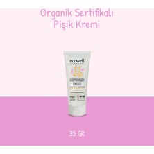 Ecowell Organik Pişik Kremi - Seyahat Boyu 35 gr