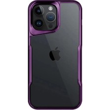 Yazline Global Mey Ithalat®  iPhone 16 Pro Max Kılıf Boyi Silikon Kapak - Derin Mor