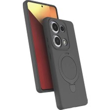 Yazline Global Mey Ithalat®   Redmi Note 13 Pro 4g Regal Magsafe Standlı Kapak - Titan Gri
