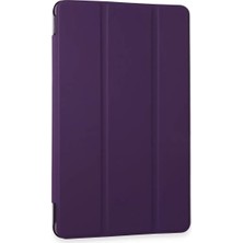 Yazline Global Mey Ithalat®  Samsung Galaxy X610 Tab S9 Fe Plus 12.4 Kılıf Tablet Smart Kılıf - Mor