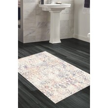 Dekoreko Kaymaz Taban Djt Banyo Halısı Yıldız Deri Iskandinav F5139