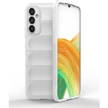 Yazline Global Mey Ithalat®  Samsung Galaxy M34 5g Kılıf Optimum Silikon - Krem